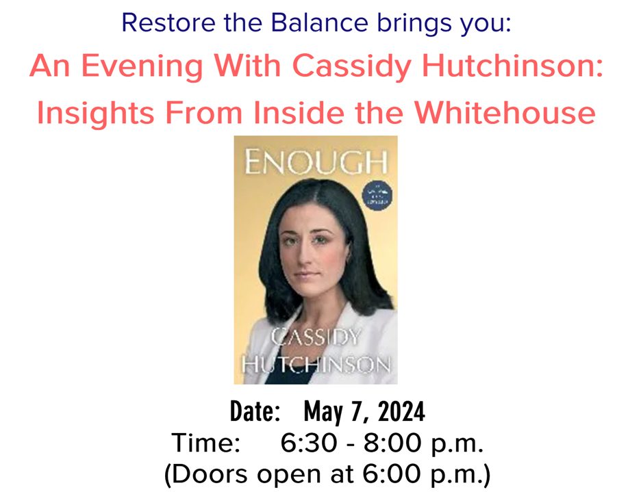 Restore the Balance Annual Meeting Watch Party