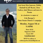 Cole Buerger Meet & Greet in Paonia August 5